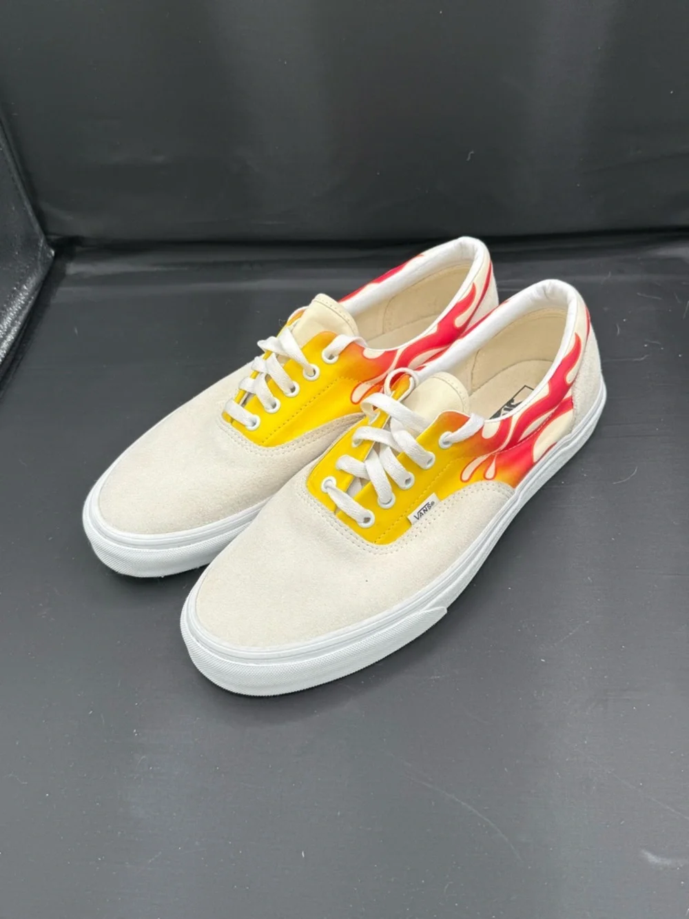 Vans Flame Era Sneakers Mens 11 Y2K Skater Streetwear Fire Rare‎